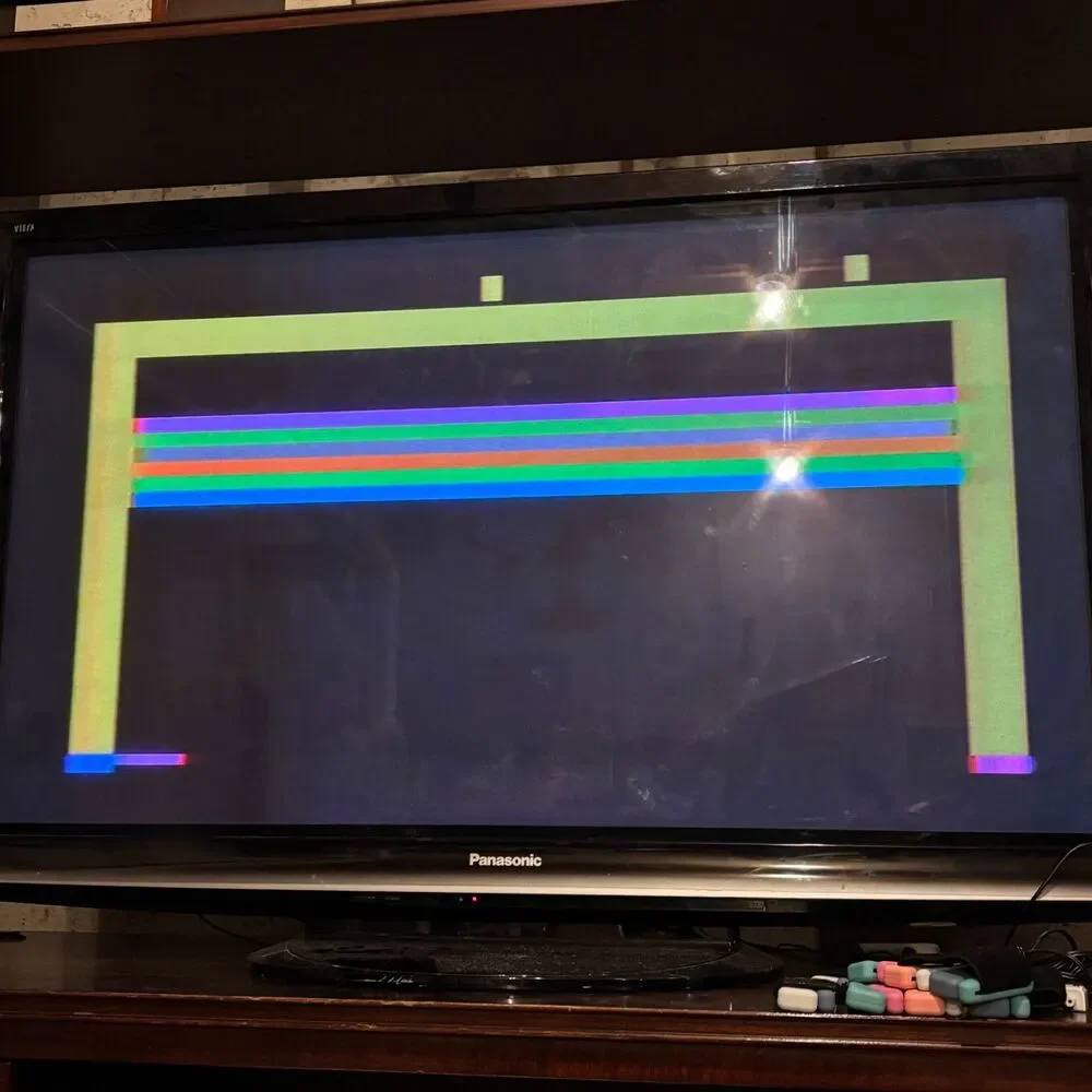Breakout Text Label - Atari 2600 - Cartridge Only - Tested & Works